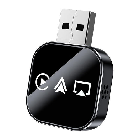 【Yurnlv】2026 Upgrade 3 in 1 Wireless Carplay Mirror Link Adapter Instant Wired to Wireless Conversion Plug & Playmini Stable Design for Wired Carplay,Airplay